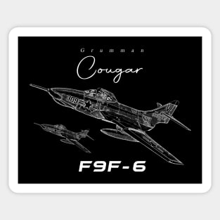 Grumman F9F-6 Cougar Sticker